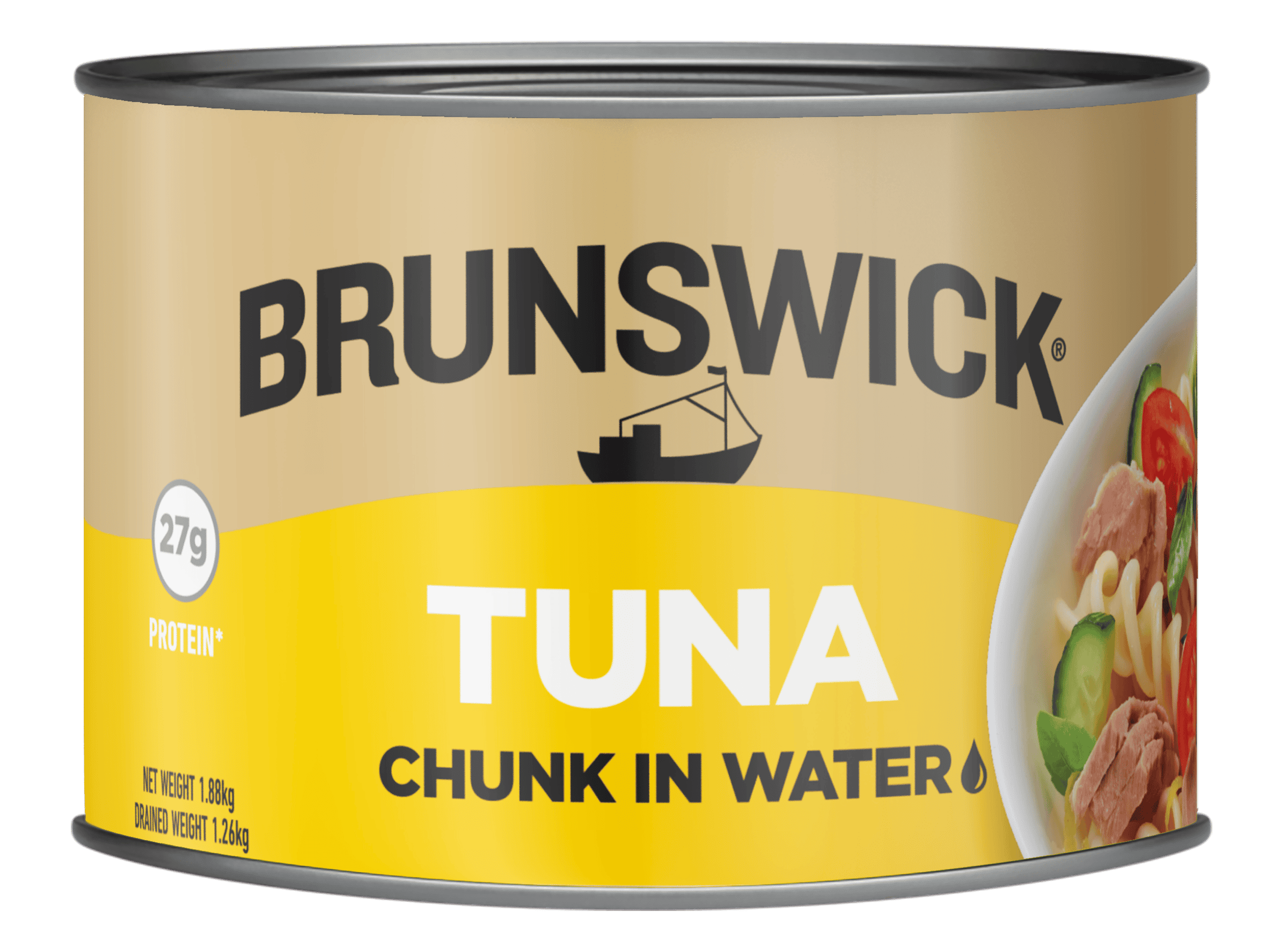Brunswick<sup>®</sup> Chunk Tuna in Water – 1.88kg