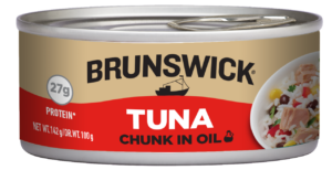 Brunswick<sup>®</sup> Chunk Tuna in Oil – 142g