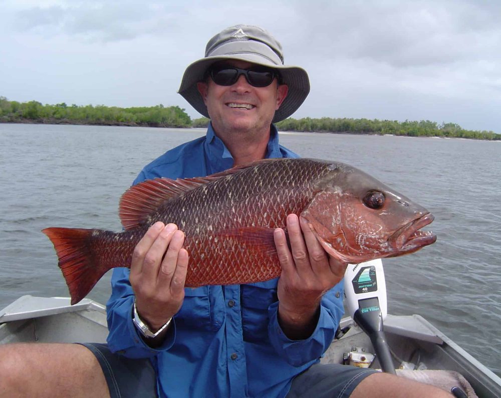 fishing at rio azul in mozambique
