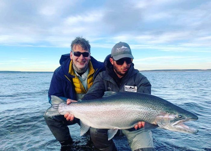 lago strobel also known as jurassic lake in argentina