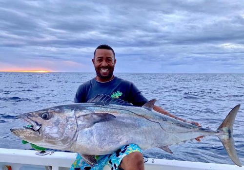 dogtooth tuna while in madagascar fishing