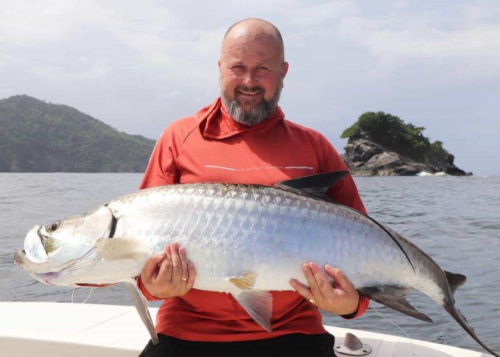 beautiful tarpon caught in trinidad