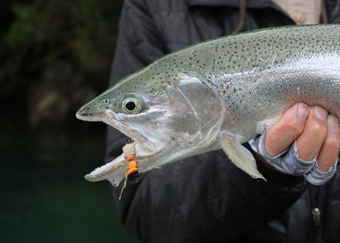 Fly fishing at Chimalfe Patagonia Lodge in Chile
