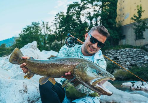 fly fishing in slovenia for marble trout