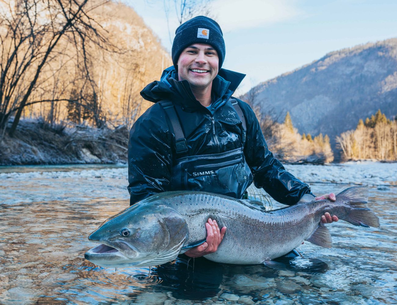 slovenia huchen fishing