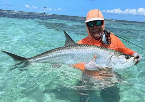 tarpon fly fishing at El Pescador Lodge in Belize