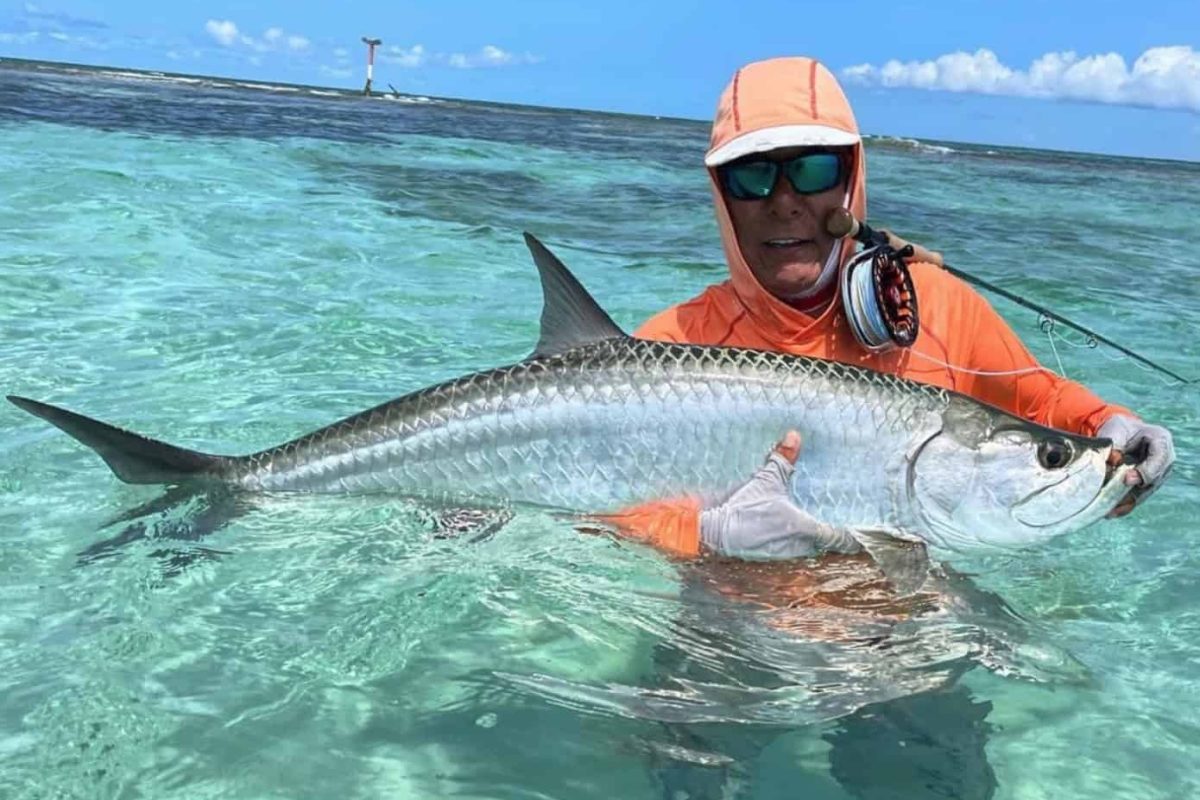 tarpon fly fishing at El Pescador Lodge in Belize