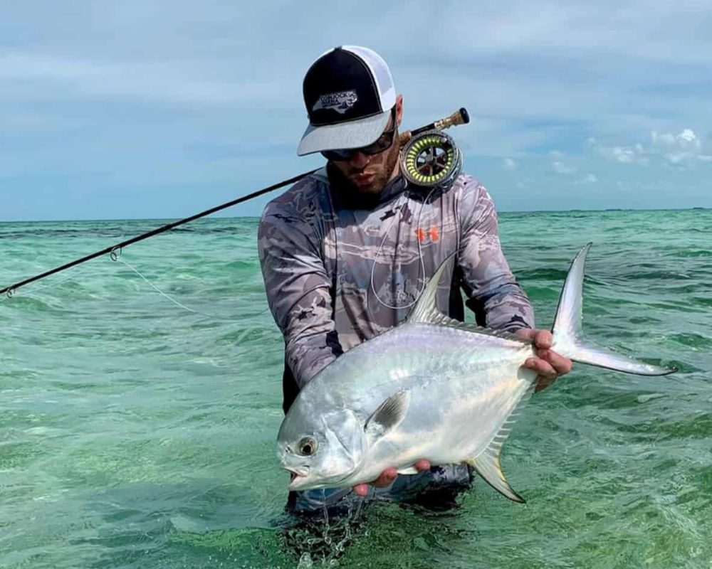 Atlantic permit fly fishing
