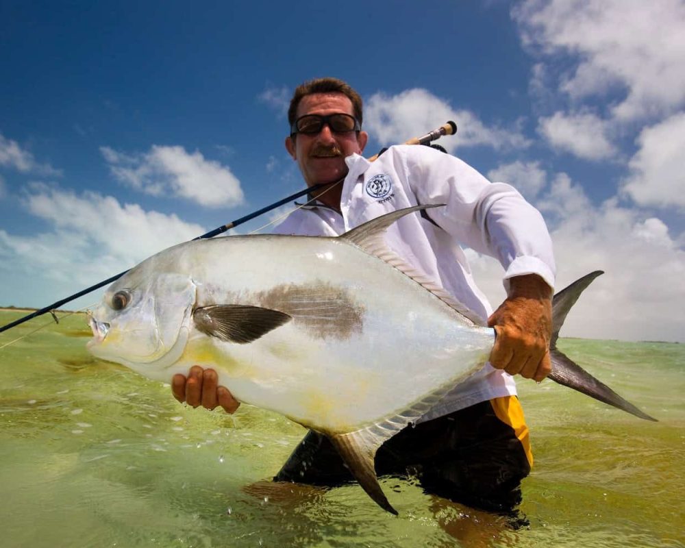big atlantic permit permit caught on cuba fly fishing trip