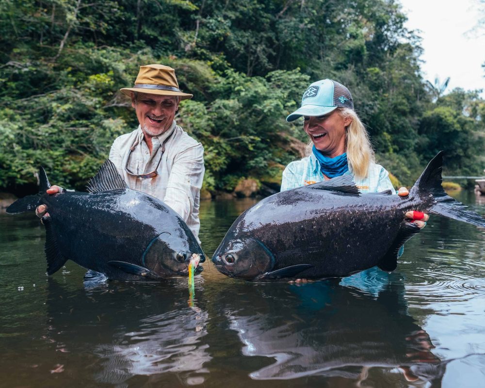 Pacu fly fishing in Bolivia