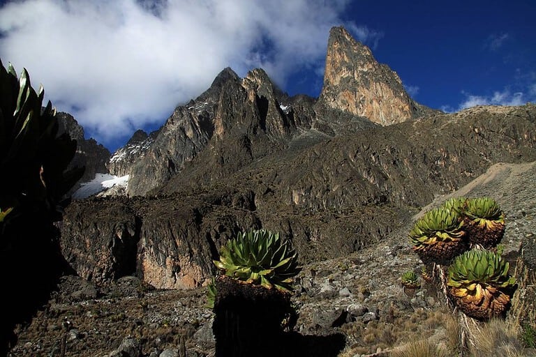 Mount Kenya hiking and climbing
