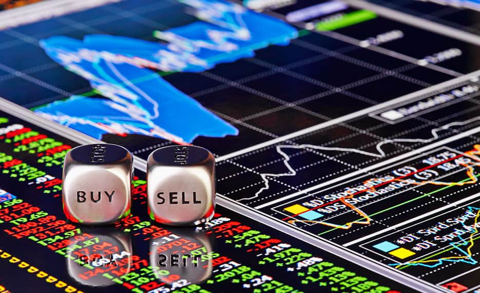 Buy vs Sell dice on stock charts for LLC investing decisions