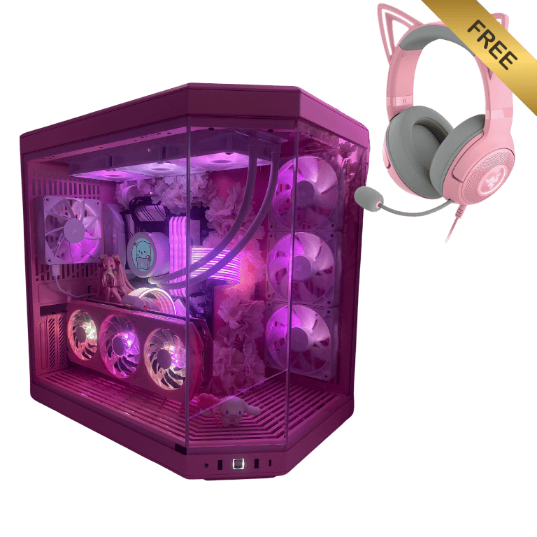 prin high end gaming pc pink gaming computer