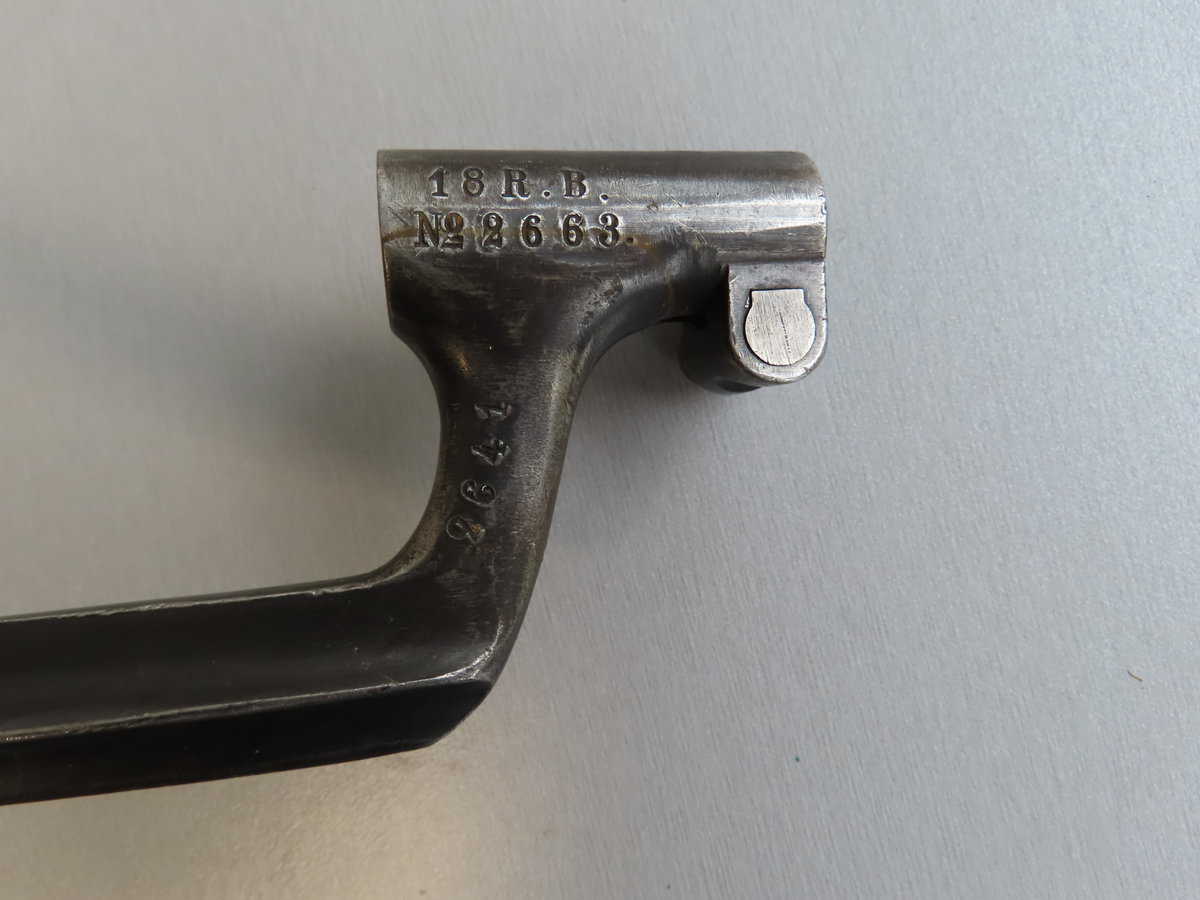 Socket Bayonet for the Swedish Model 1889 Rolling Block Rifle