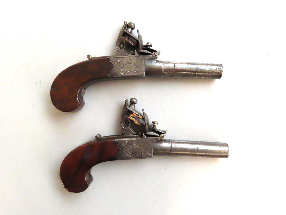 Pair Archer of London Flintlock Pistols