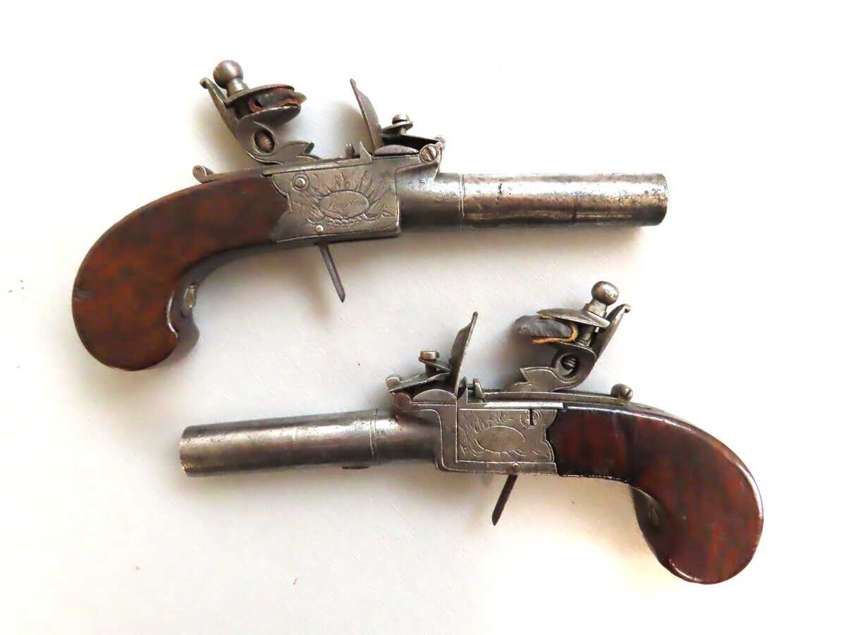 Pair Archer of London Flintlock Pistols