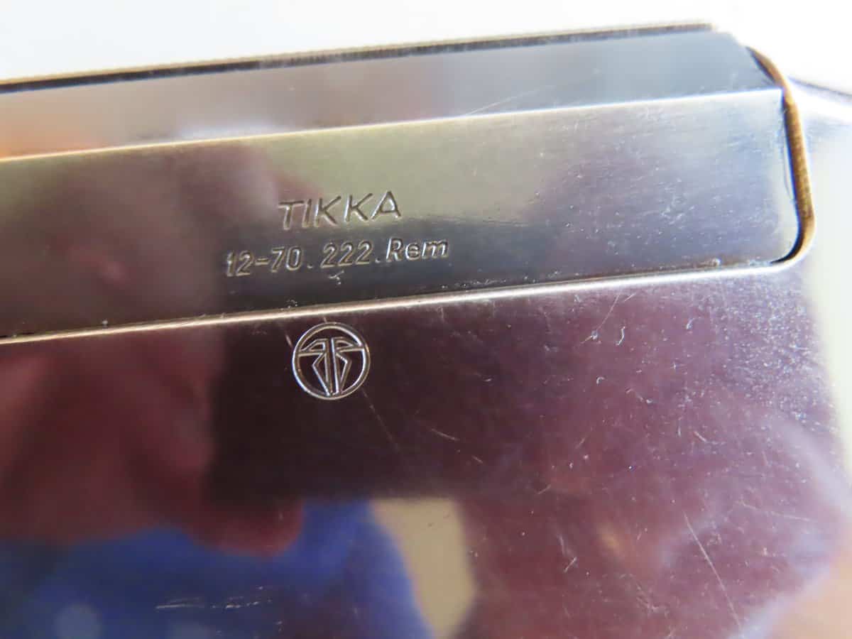 12ga/.222 Tikka model 77 Combination Gun