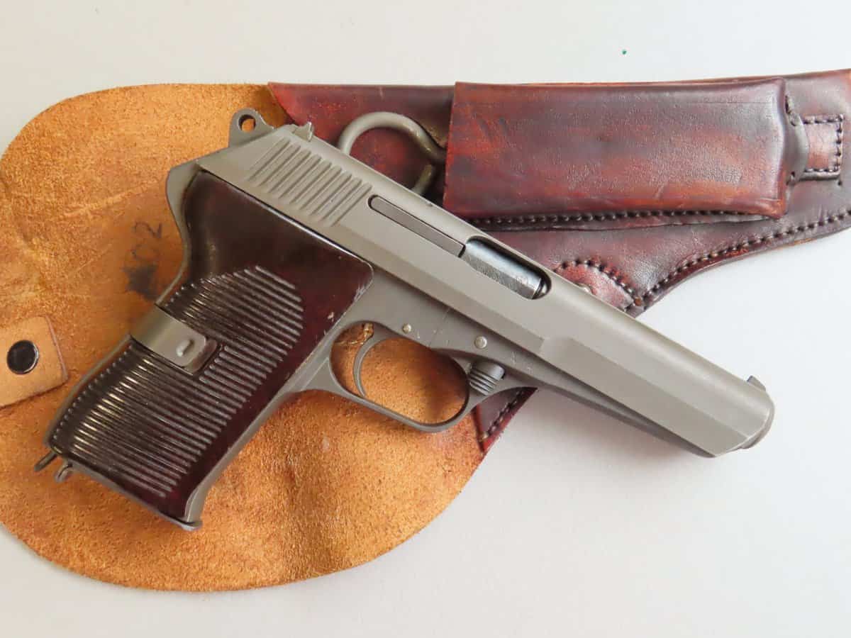 7.62 Czech Model 52 Military Pistol in Original Military Holster