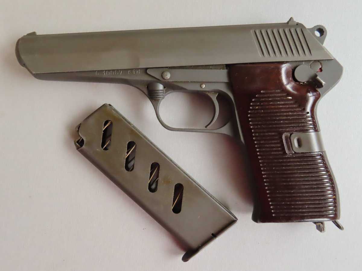 7.62 Czech Model 52 Military Pistol in Original Military Holster