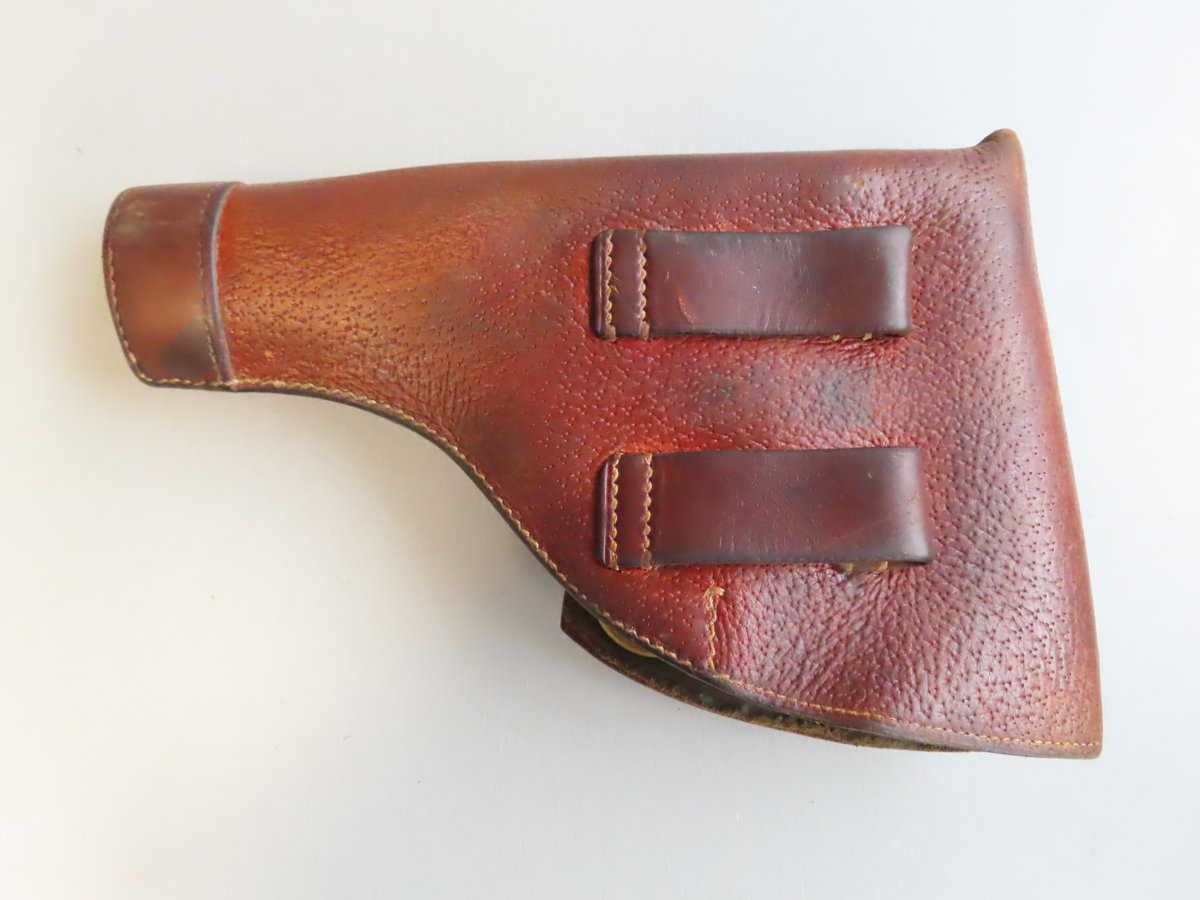 Authentic leather gun holster from Colonial Ammunition Company, ideal for firearm enthusiasts in NZ.