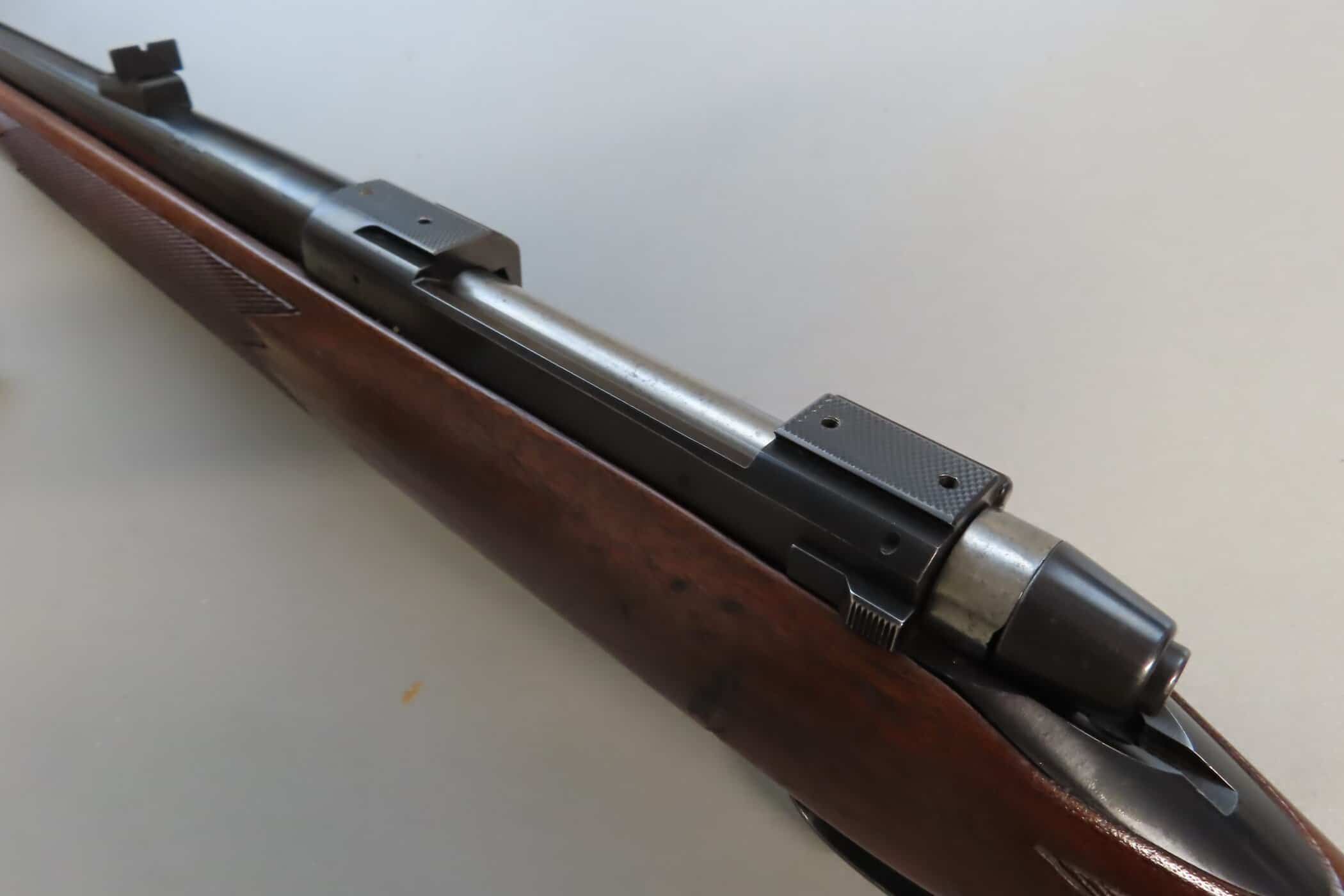 Old rifle with metal barrel, firearm collectors, ammunition supplies, Colonial Ammunition NZ website.