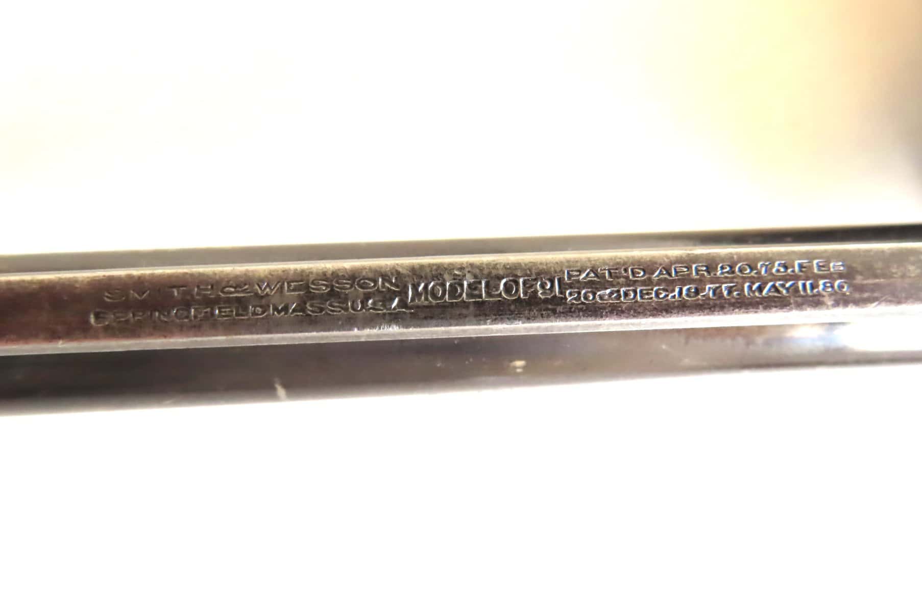 .22 Smith & Wesson Model 1891 Single Shot Target Pistol