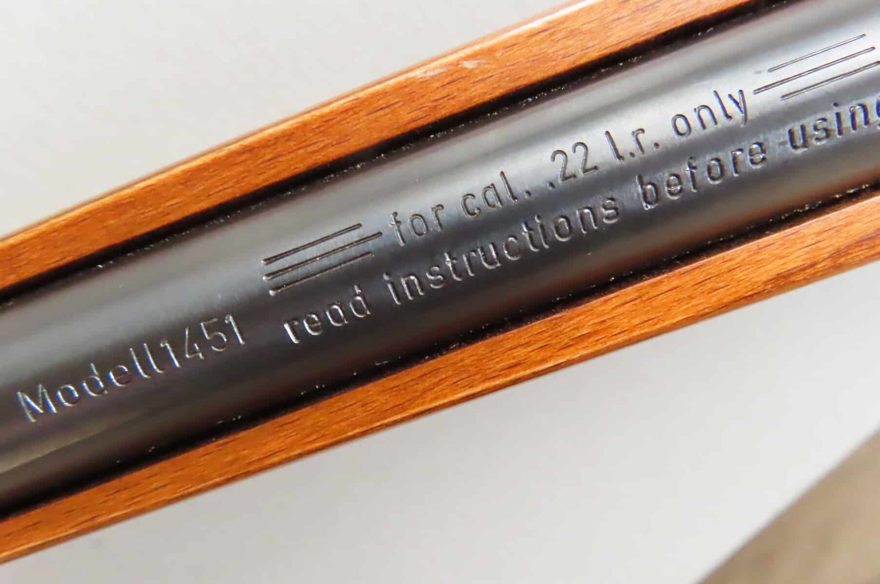 .22 Anschutz Model 1451