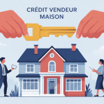 credit vendeur pour une maison illustration vectorielle