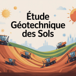 etude geotechnique des sols coupe terrain machines forage