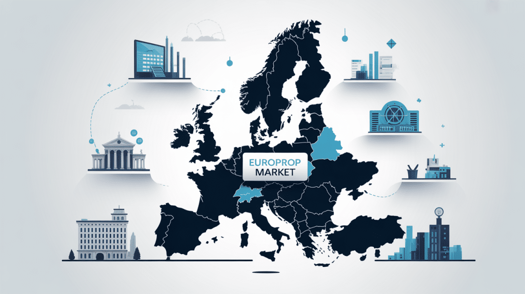 europropmarket illustration carte data immobilière entreprise
