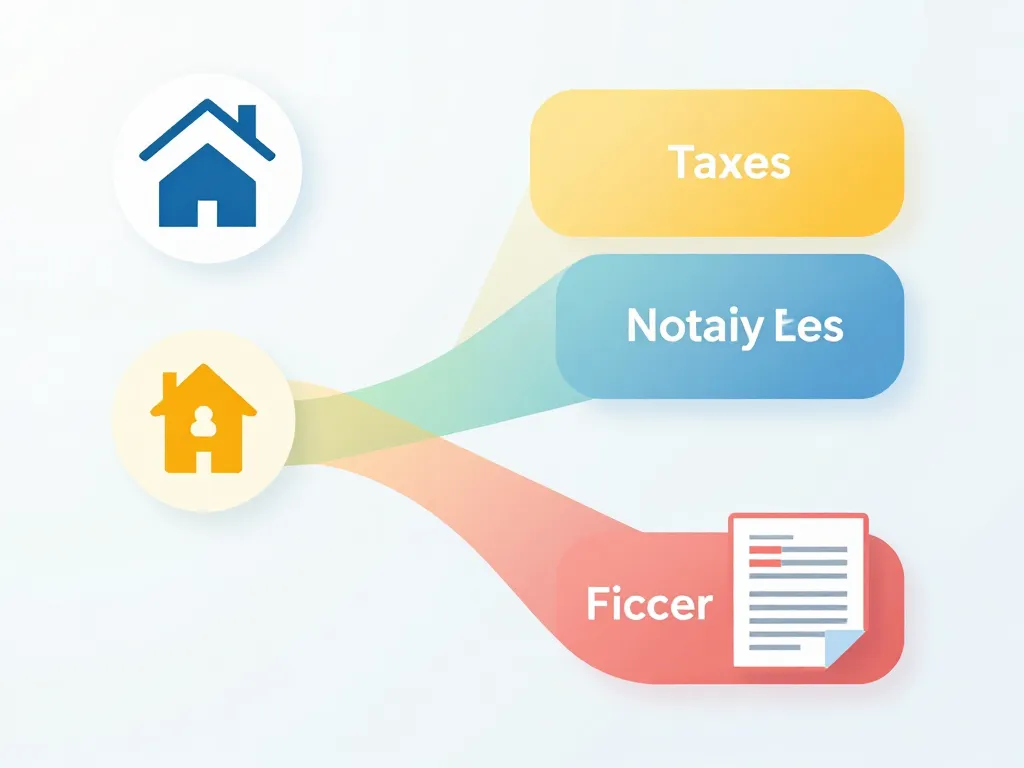 frais donation d'un bien immobilier à son fils diagramme concept