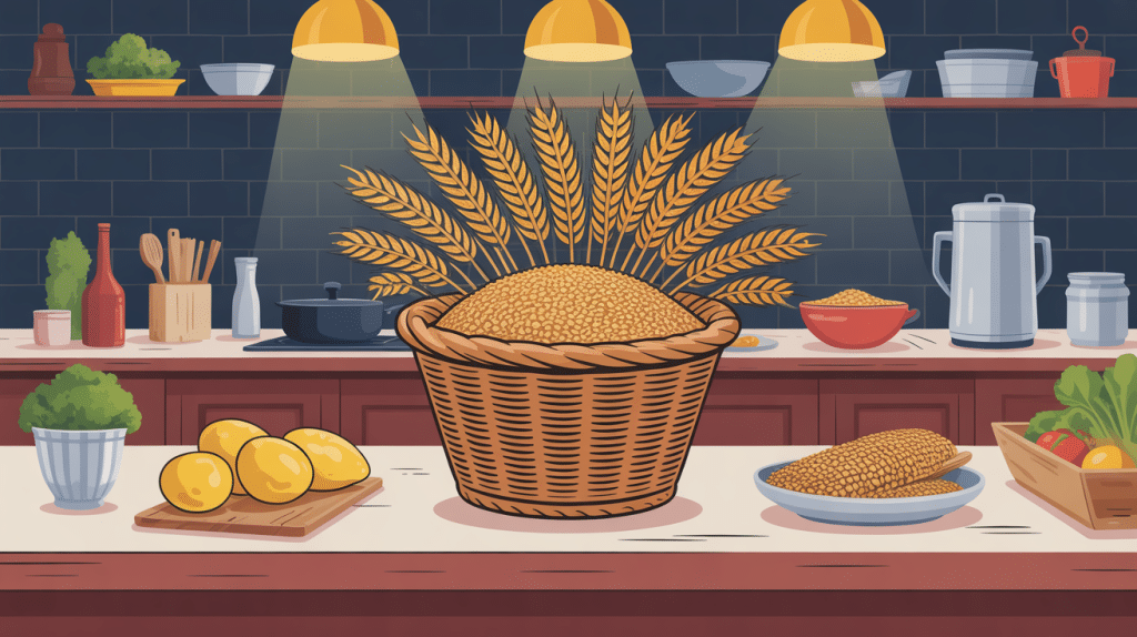 Grosse boîte de maïs 5 kg illustrée pour restaurant collectif