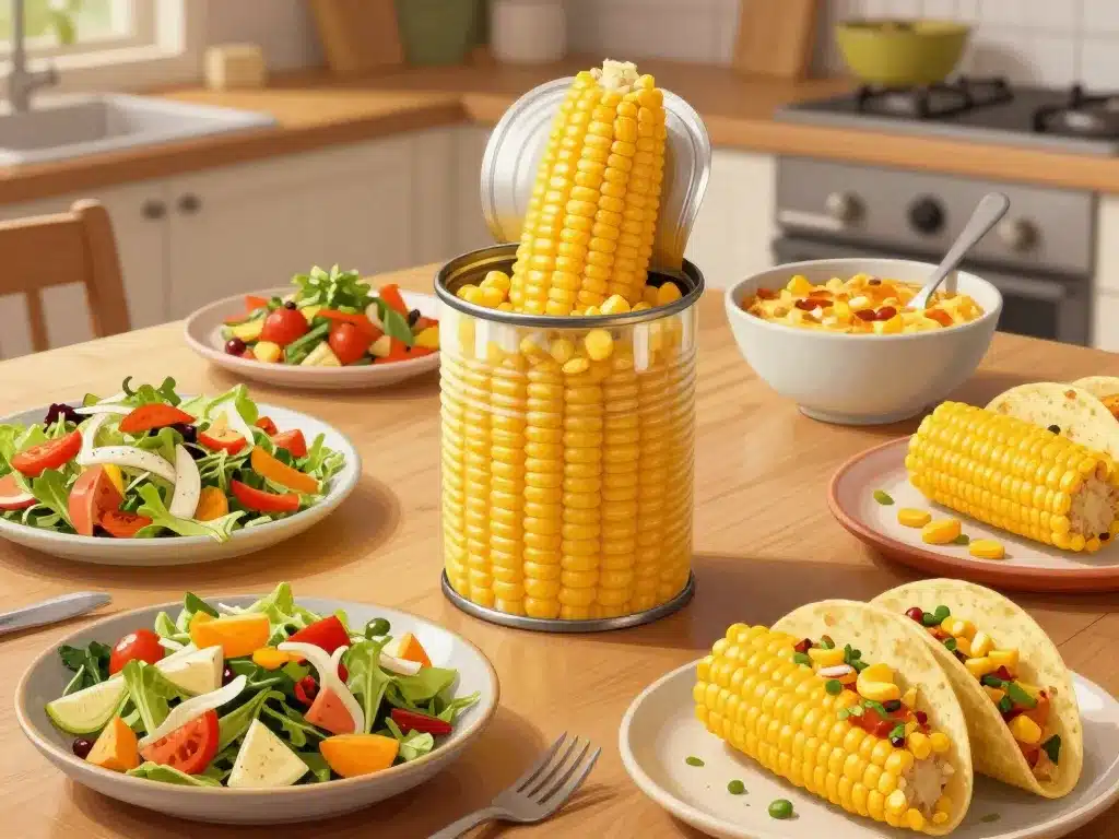 Utilisations cuisine grosse boîte de maïs 5 kg en recettes