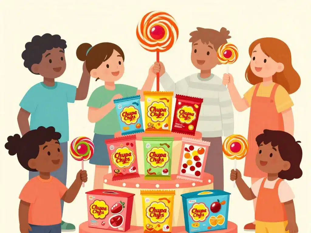 choix et formats une chupa chups au chewing gum