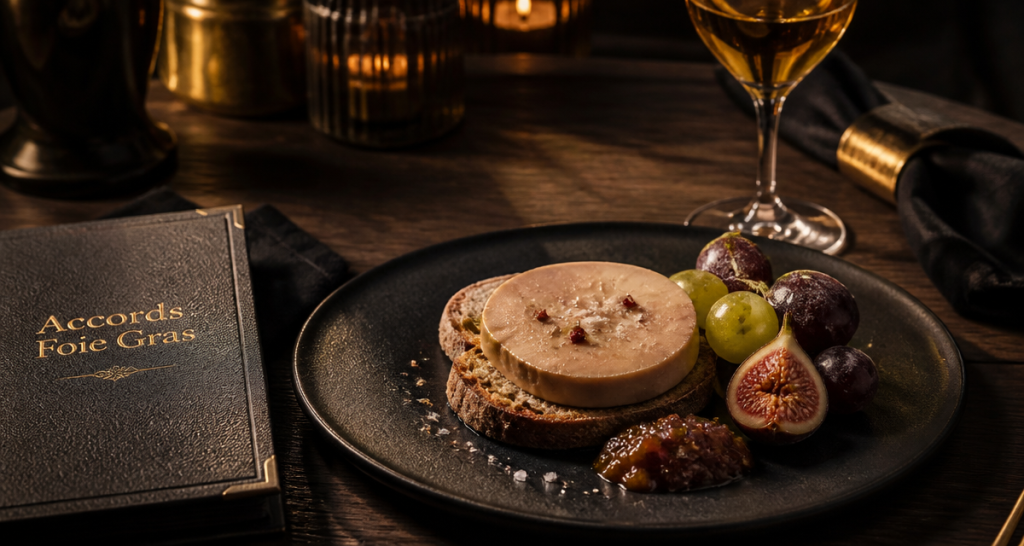 avec quoi servir le foie gras sur pain avec chutney et raisins