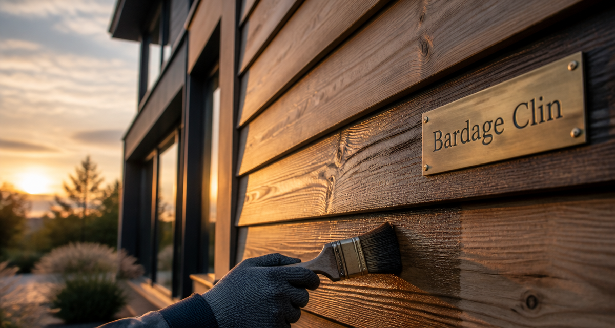 bardage clin bois Douglas appliqué sur façade maison