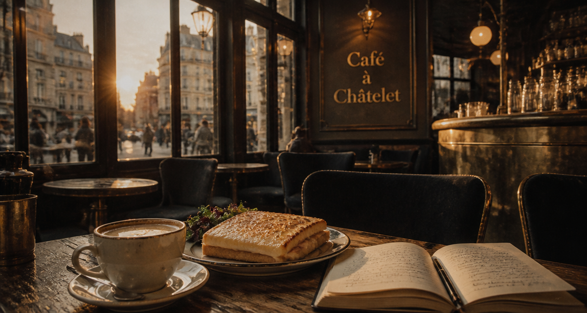 Café Châtelet intérieur chaleureux