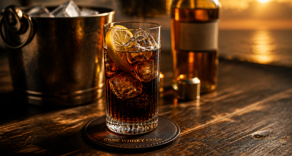 dose whisky coca verre highball citron