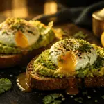 recettes toast avocat pain levain œuf poché
