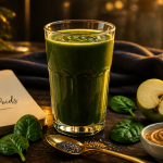 smoothie perte de poids vert pomme épinard chia