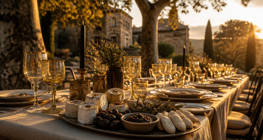 traiteur aix en provence table reception exterieure
