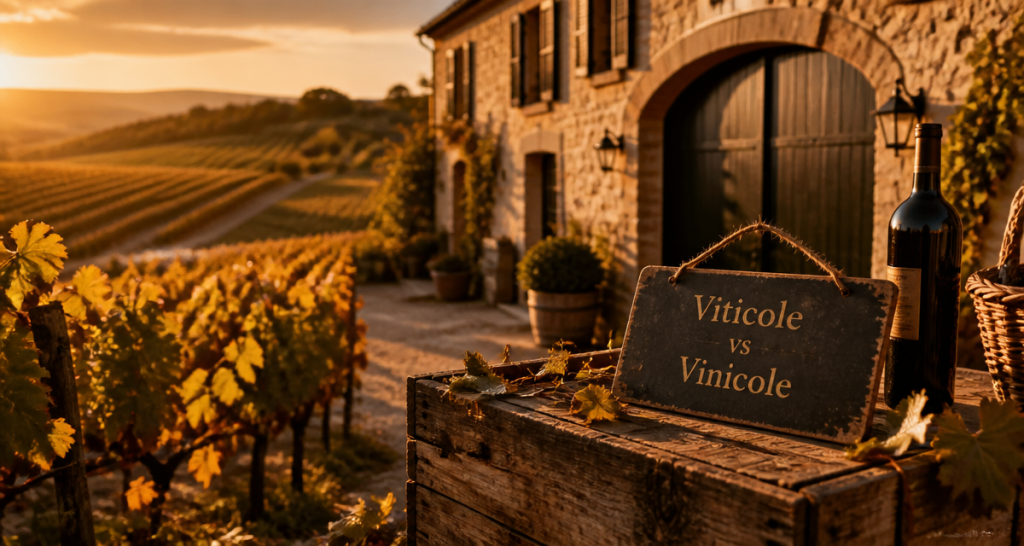 Vignoble viticole vinicole chai pierre