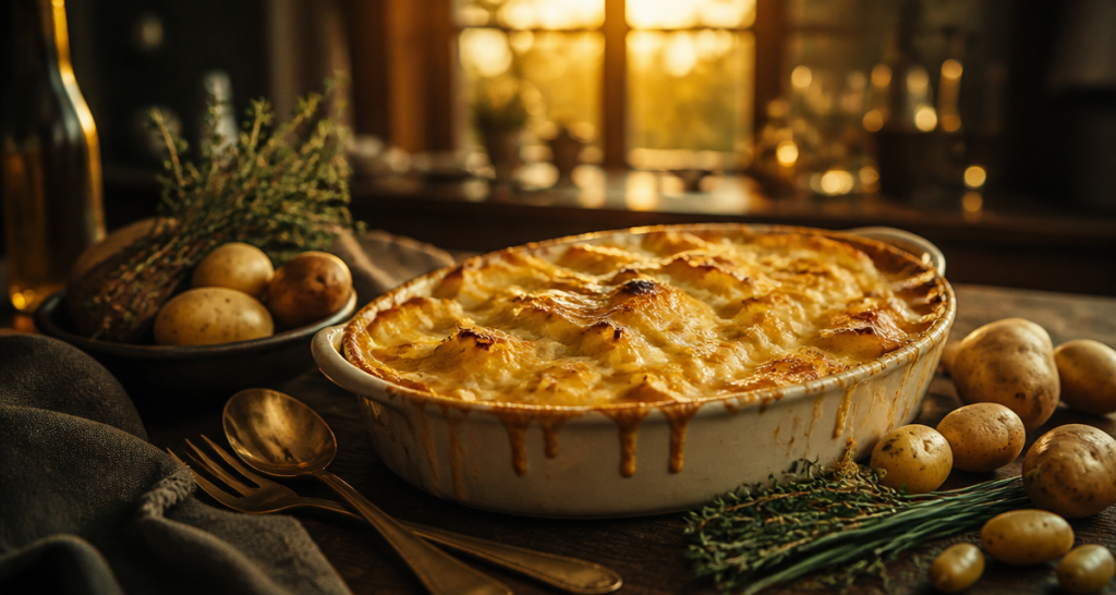 accompagnement de pommes de terre gratin dauphinois