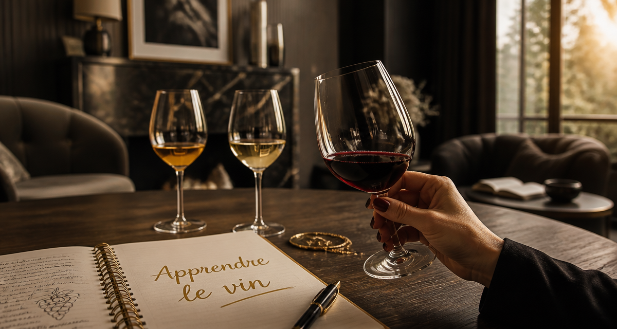 apprendre vin trois verres dégustation