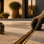 joint de dilatation terrasse exterieur en pierre