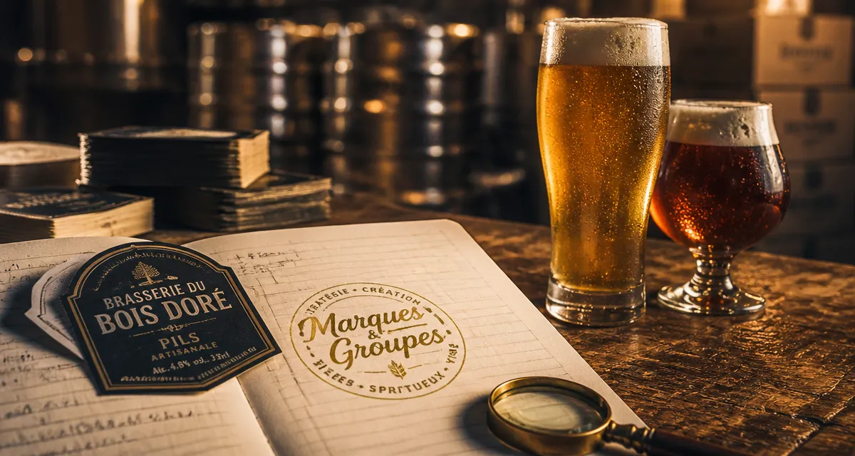 Marque de biere : marques et groupes, étiquettes et bière artisanale