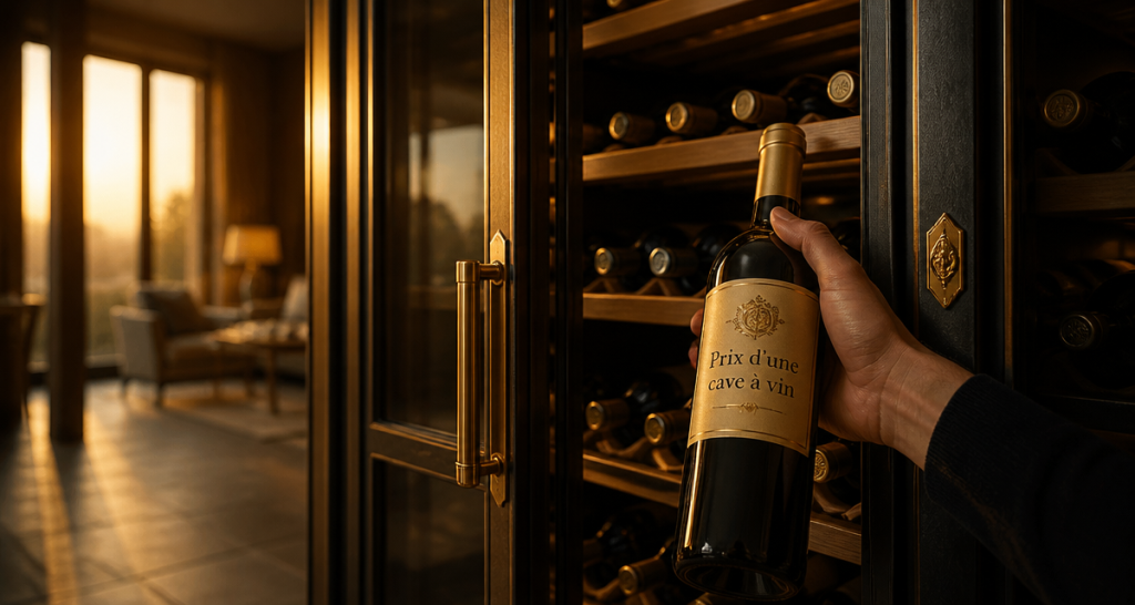 prix cave à vin en situation haut de gamme