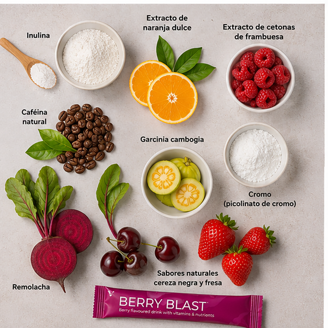 Valentus Berry Blast 30 monodosis | Berry de Valentus | 150 gr (30 x 5gr) - Imagen 4