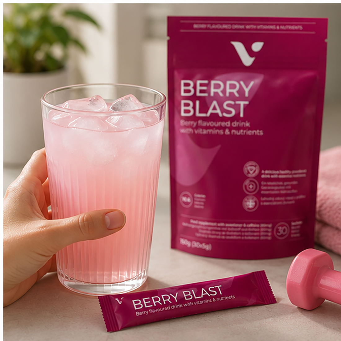 Valentus Berry Blast 30 monodosis | Berry de Valentus | 150 gr (30 x 5gr) - Imagen 5