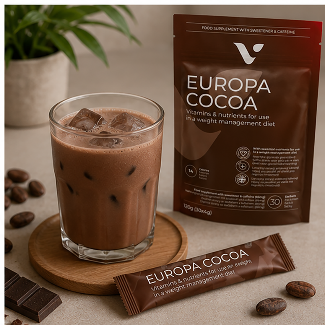 Valentus Europa Cocoa En Monodosis 4gr  | Cacao de Valentus | - Imagen 4